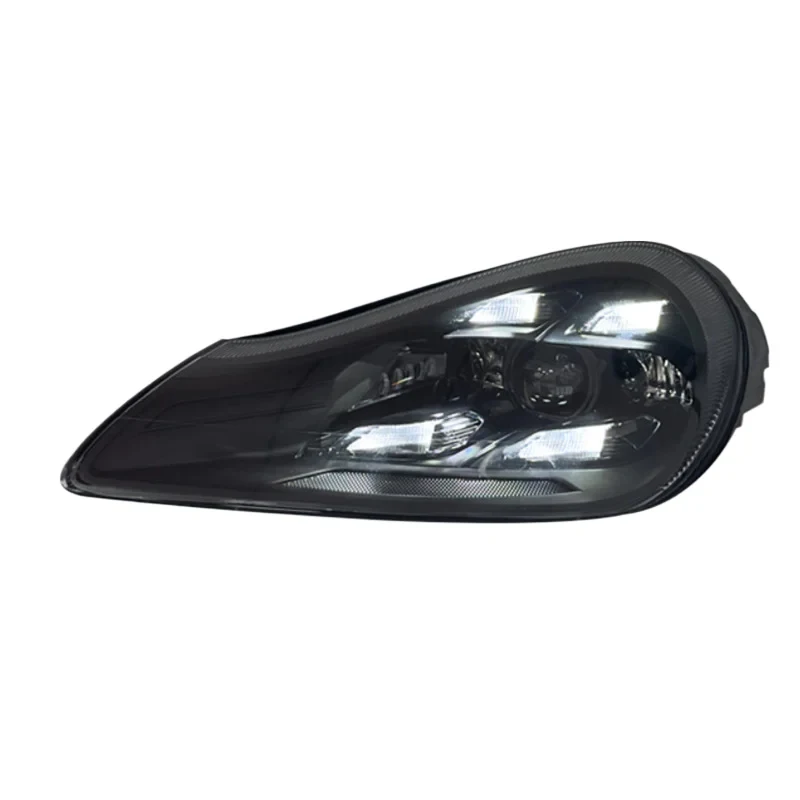 

LED Headlight Assembly with Daytime Running Lights for Porsche Cayenne 957 2007-2010, Old to New Matrix Style