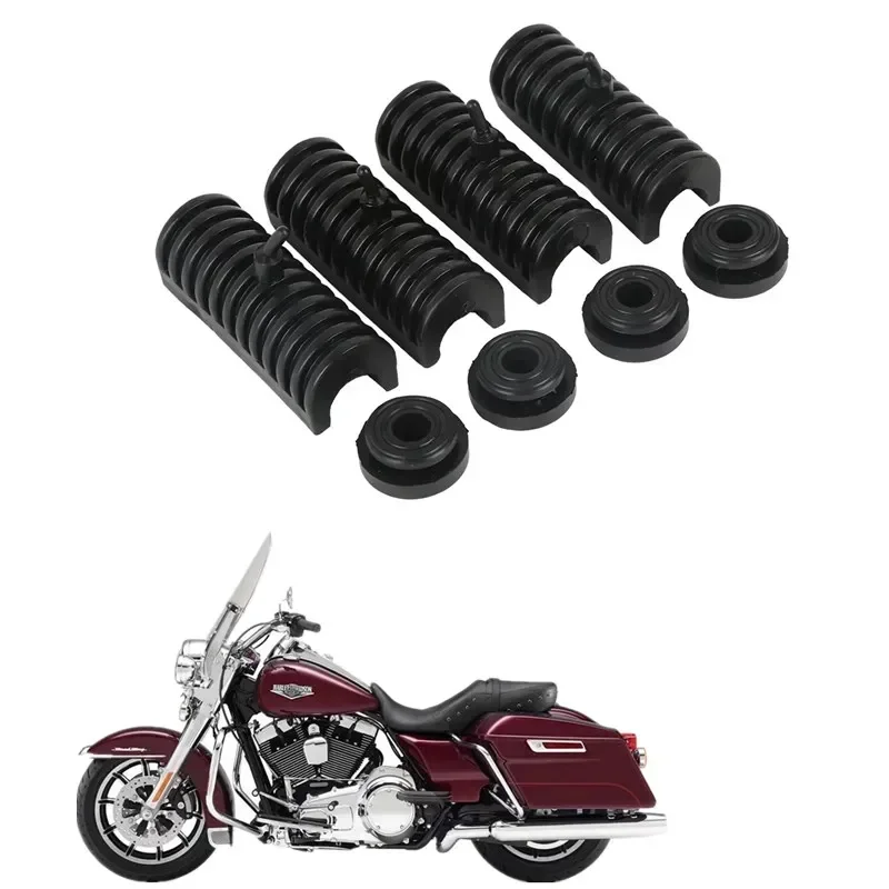 For Harley Touring Road King Electra Glide FLHT FLHTCU FLHRC 1994-2013 Motorcycle Rubber Grommet Support Cushion Hard Saddlebag