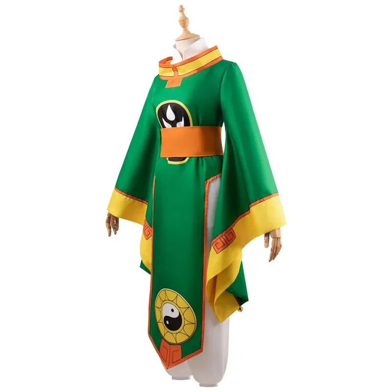 

Li Syaoran Anime Cardcaptor Sakura Cosplay Costume Taoist Priest Battle Dress Women Men Suit Li Xiaolang Halloween Party Uniform