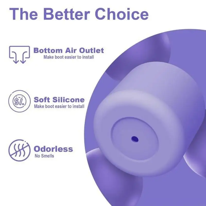 

Силиконы чашки в рукавах с ударной крышкой с неквартирным дизайном для бутылки для бутылки для открытия. Легкая установка