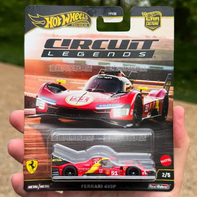 الأصلي الساخن عجلات قسط ثقافة السيارة الدائرة أساطير سلسلة 1:64 فيراري 499P بورش 911 GT3 يموت الصب نموذج سيارة هدية لعبة