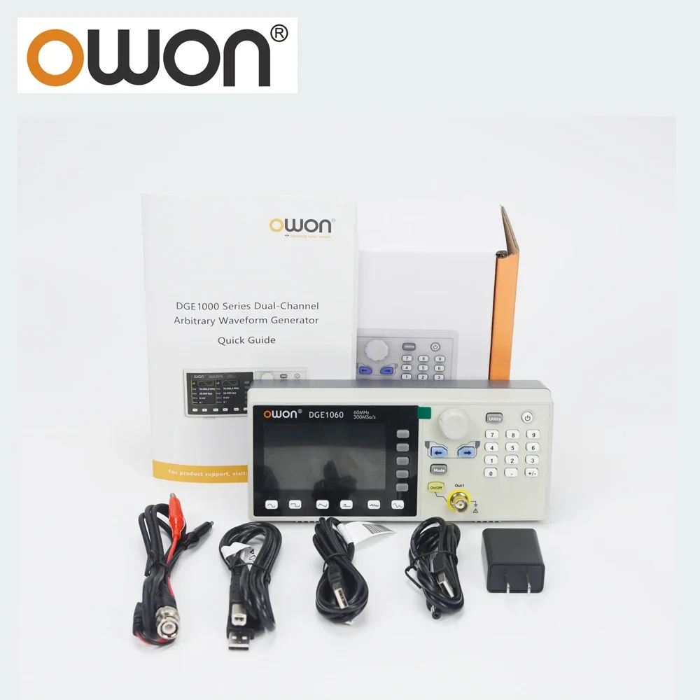 OWON DGE1030 Arbitrary Waveform Signal Generator Single Channel 30MHz 1CH 3.6-inch Desktop 14 bit Supports SCPI labview function