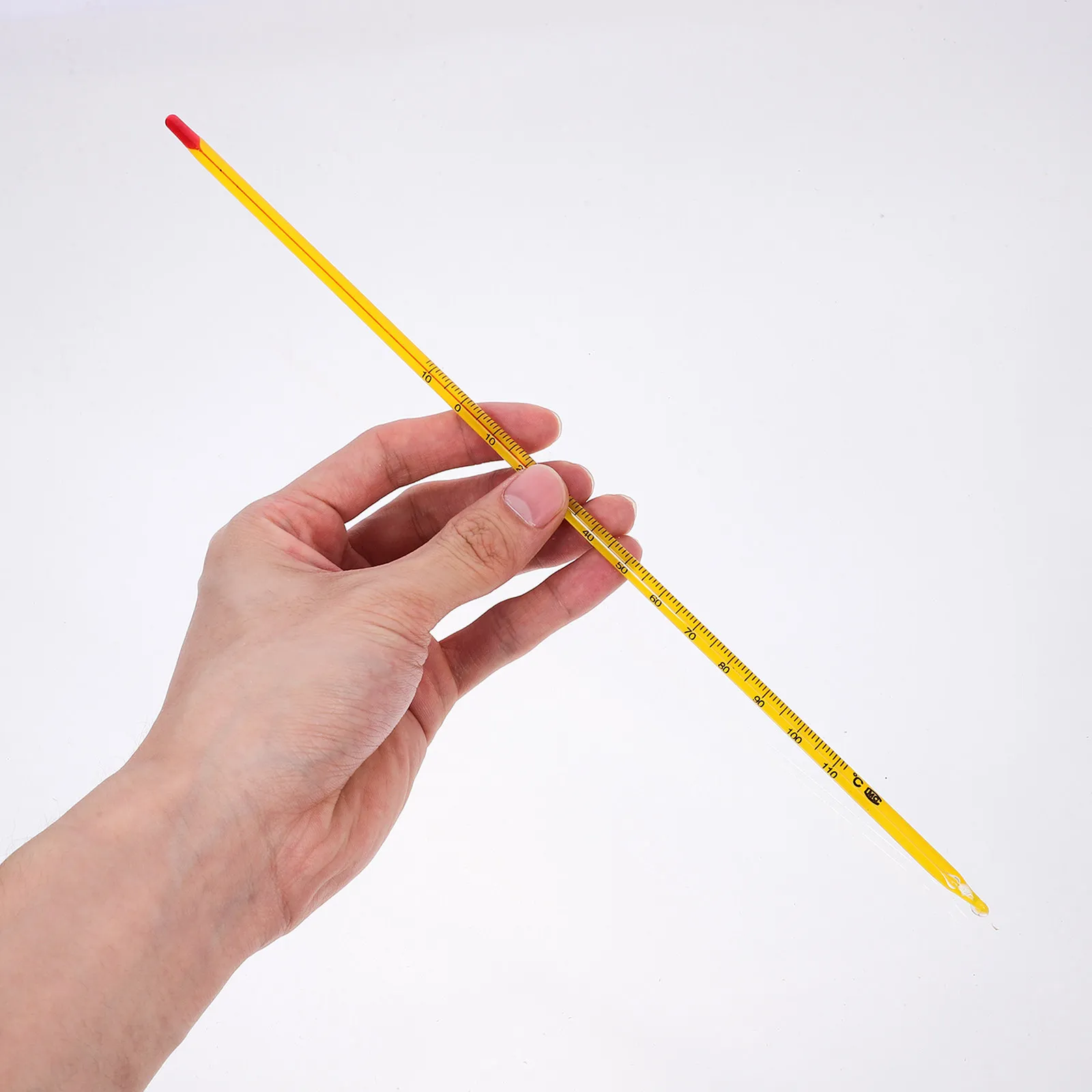 1Set Alcohol Hydrometer Glass Precise Measuring Range Suitable Bars Restaurants Portable Alcohol Tester Wine Degree Meter