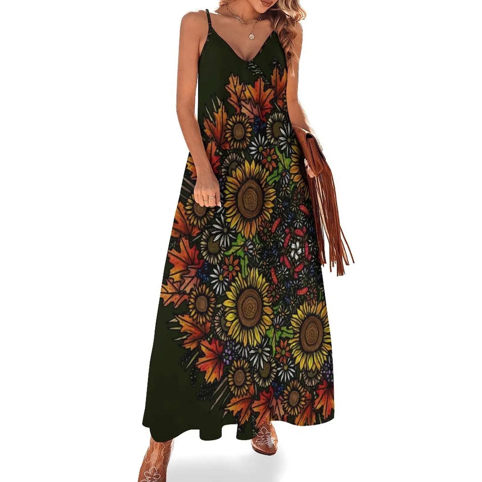 

Autumn Sun Sleeveless Long Dress dresses for women 2025 sexy short dresses daring Dress