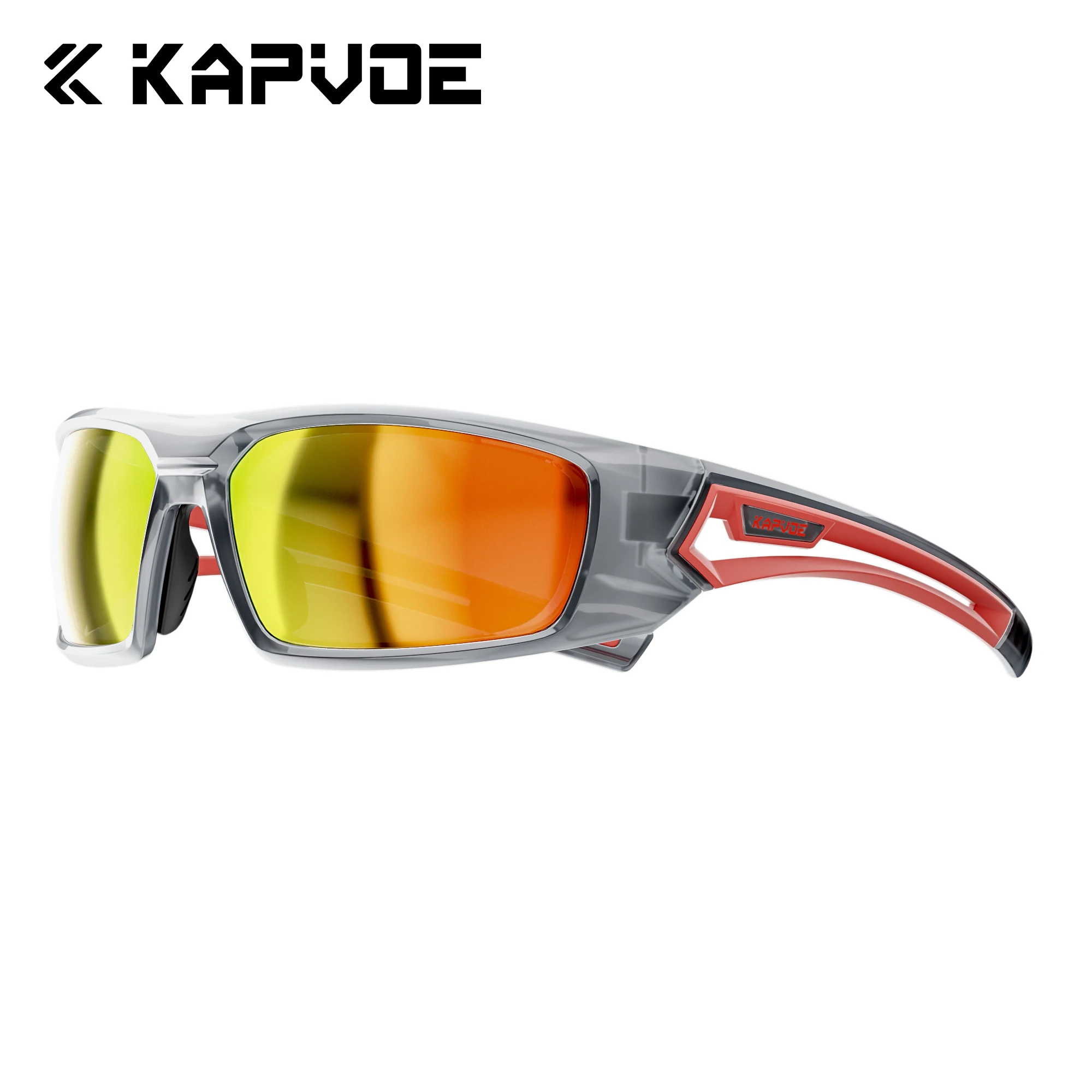 نظارات رياضية مستقطبة من KAPVOE، نظارات شمسية للدراجات الخارجية UV400، نظارات شمسية عصرية للمشي لمسافات طويلة، نظارات كاجوال للعطلات