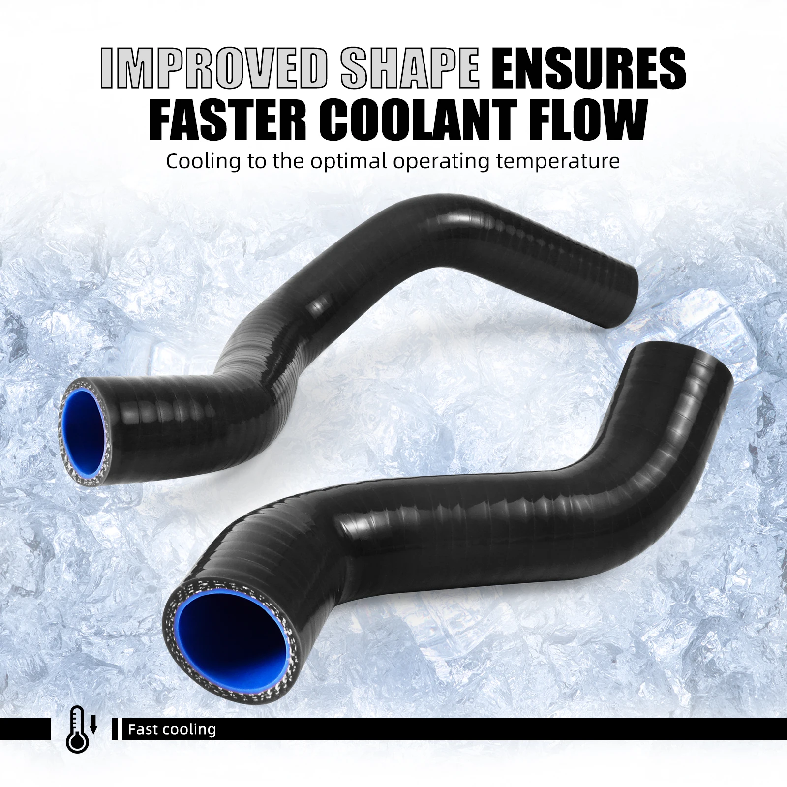 NICECNC Radiator Hose Kit For KTM 790 890 Adventure R/Rally 2019-2025 790 ADV 890 ADV R Husqvarna Norden 901/Expedition 22-2025