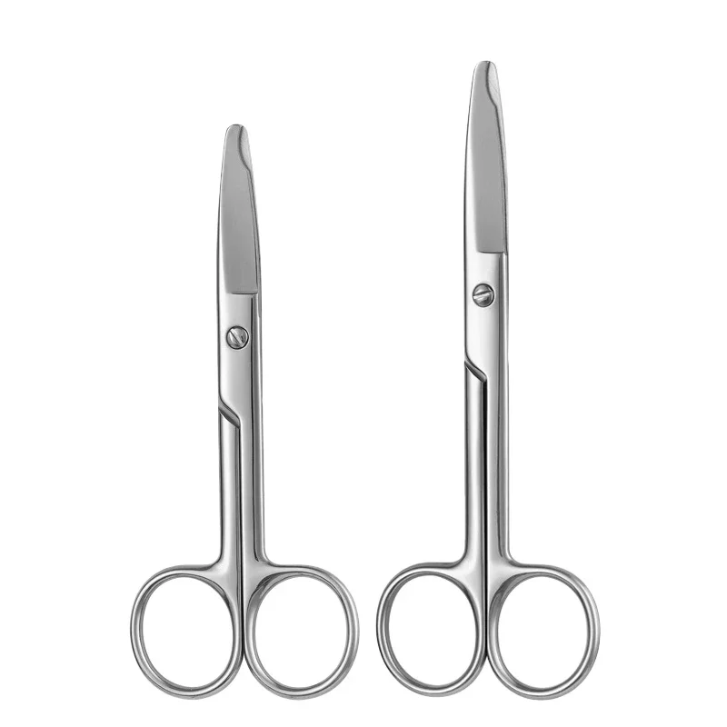 

1pc 12.5/14cm Stainless Steel Surgery Wire Cutter Stitch Scissor Remove Suture Scissors Medical Trimming Crescent Notch Scissors