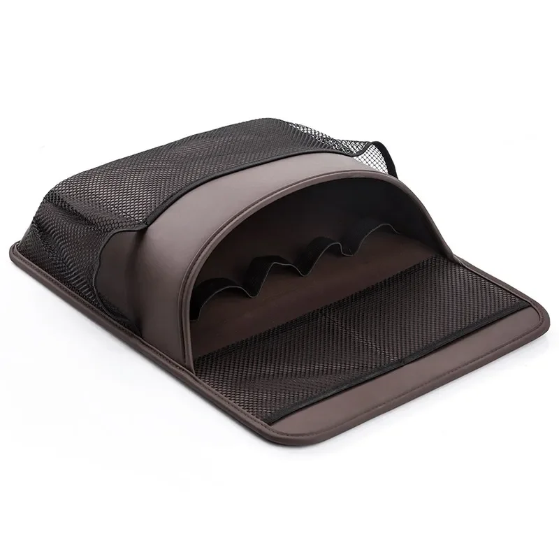 Velcro Fixed Trunk Hanging Mesh Bag Universal SUV Car Tail Box Storage Interior Accessories