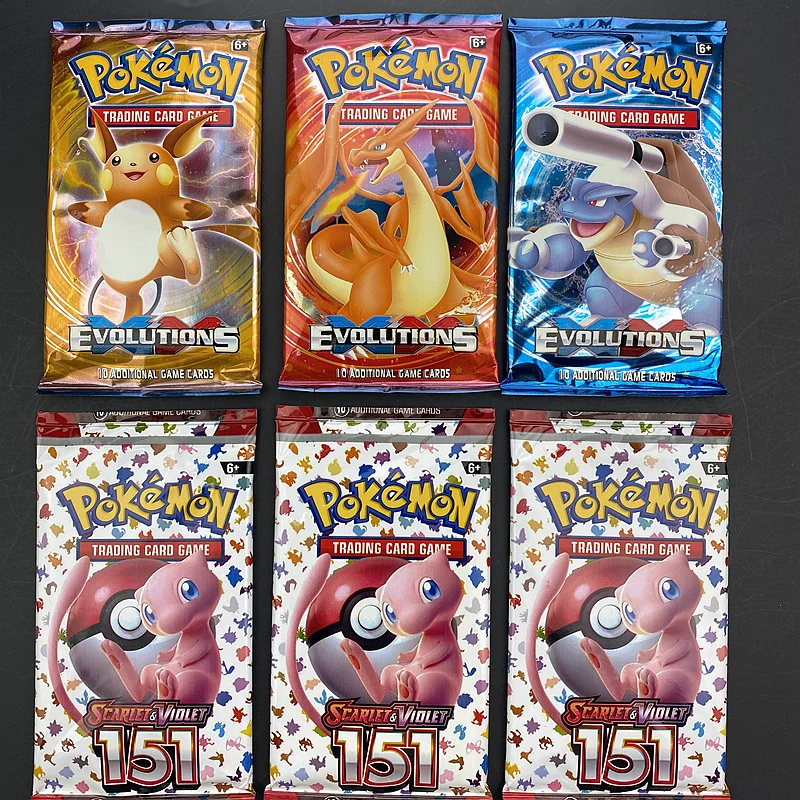 

10/20Pcs English version Pokemon TCG: Scarlet & Violet 151 classics Expansion Booster GX Tag Team Vmax Pokemon trade cards