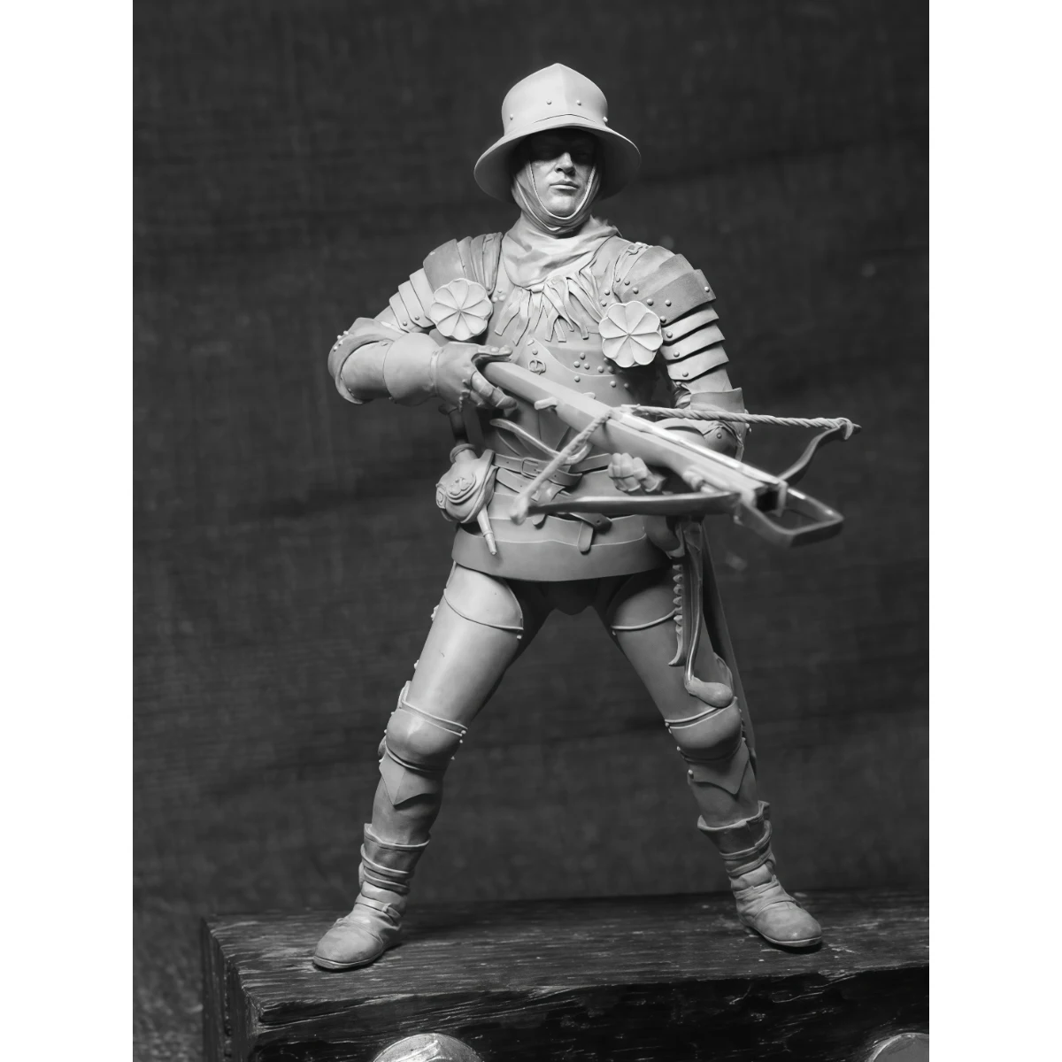 75mm resin unpainted model kit, military theme, 15th century Swiss archer, unassembled and unpainted GK, 1681R