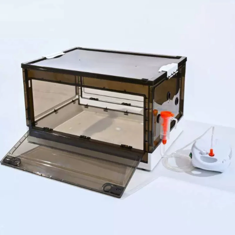 Aerosol box for pets, breathable oxygen inhaler, foldable hair dryer, drying box for dogs and cats, oxygen inhaler