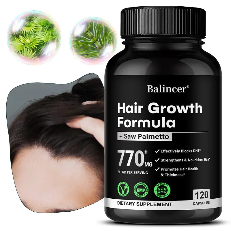 

Saw Palmetto Supplement - Promotes Urinary Tract Health, Bladder Health, Promotes Healthy Hair Growth, 120 Capsules