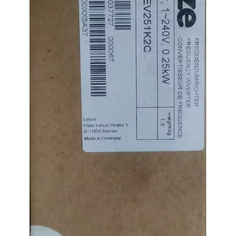 Lenze 8200 Series VFD New Inverter E82EV371K2C/E82EV251K2C AC Drive Single Three Phase 220V/380V Nominal