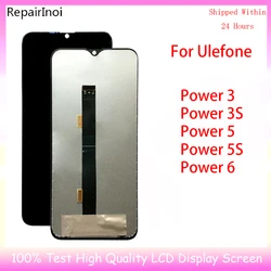 100% Test LCD Display For Ulefone Power 3 3S 5 5S 6 LCD Display Touch Screen Sensor Panel Assembly Replacement Part