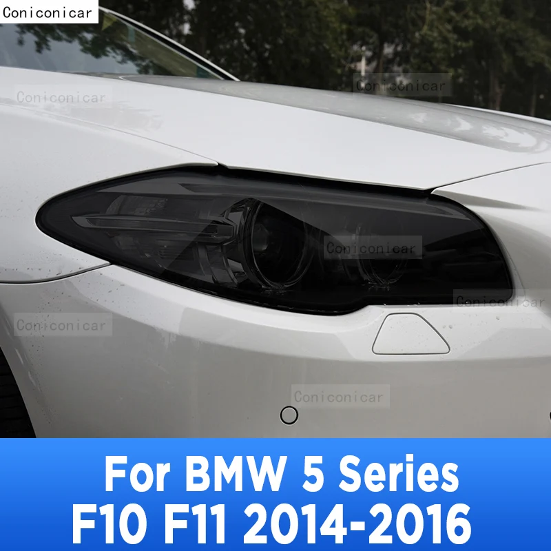 

For BMW 5 Series F10 F11 2014-2016 Car Exterior Headlight Anti-scratch Front Lamp Tint TPU Protective Film Repair Accessories