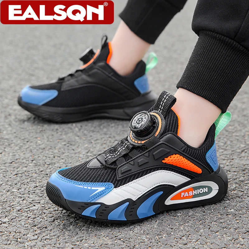 Весенне-осенняя детская спортивная обувь, нескользящие детские кроссовки, дышащие баскетбольные кроссовки с сеткой, повседневные теннисные туфли на плоской подошве для прогулок