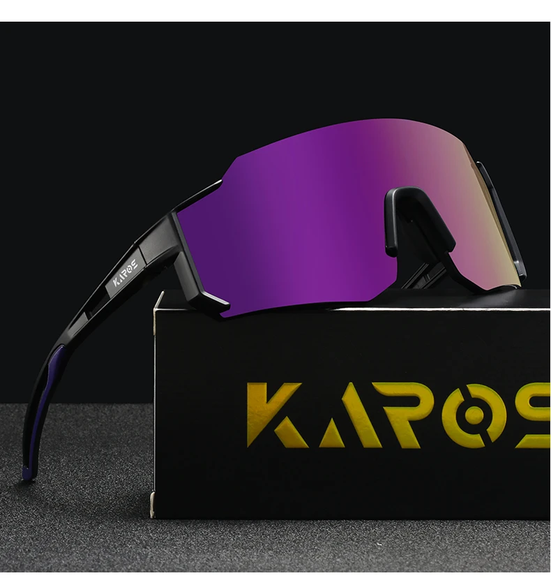KAROS Extreme Fashion Sportbrille UV400 MTB Radfahren Fahren stoßfest Unisex mit Box – Detail 15