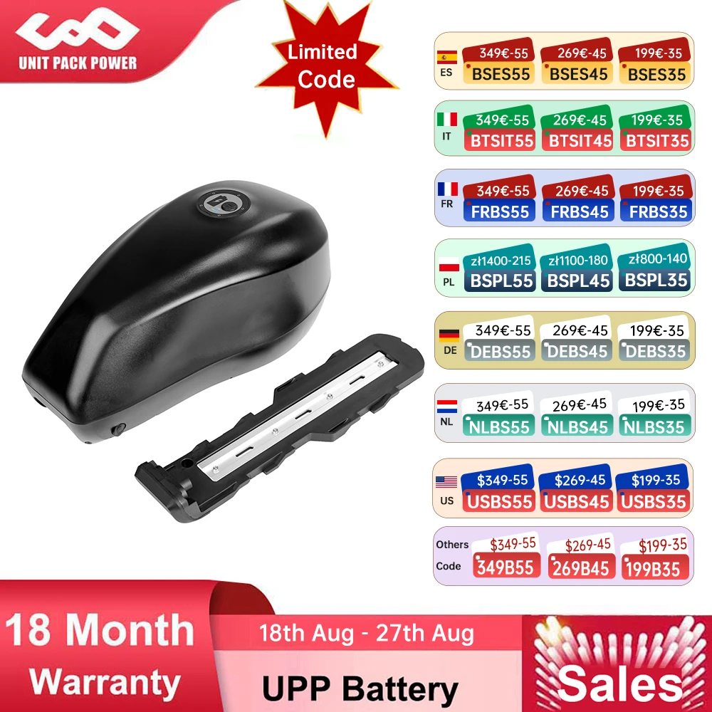 

21700 Бак EBike Battery Downtube 48 В 33,6 Ач 52 В 28,8 Ач 60 В 24 Ач Аккумулятор для электрического велосипеда250 Вт 500 Вт 750 Вт 1000 Вт 1500 Вт 2000 Вт