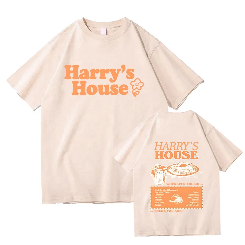 Harrys House T-Shirts Musical Works Männer/Frauen T-Shirt Baumwolle T-Shirts Hochwertige vorherrschende leichte Strech-Ästhetische Anime-Kleidung