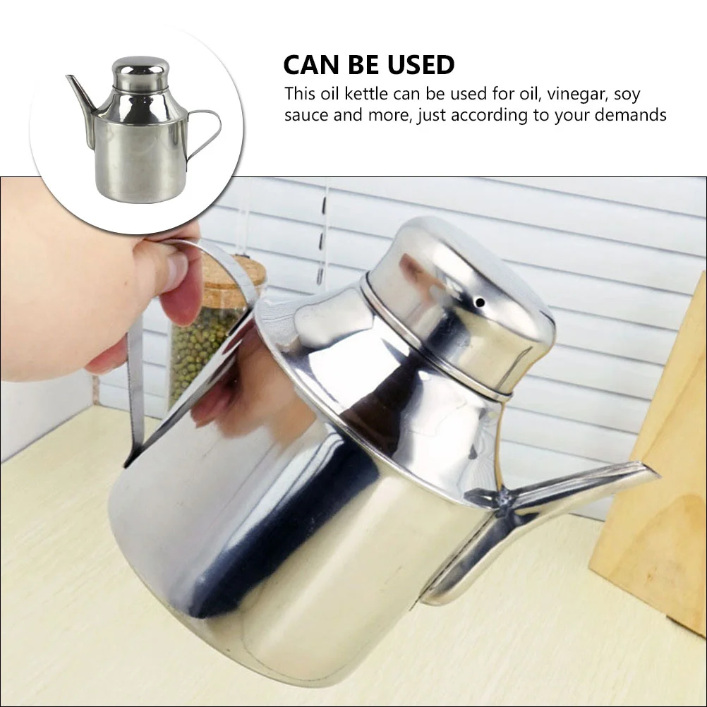 Oil Control Pot Pour Bottle Vinegar Dispenser Dispensers Container Kitchen Sauce Soy Bacon Grease Home Accessory Olive Bottles