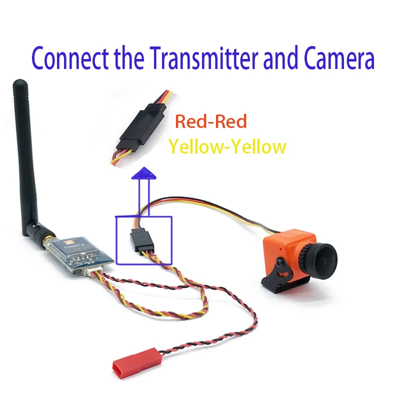 FPV System Combo 1200TVL  + 5.8G 40CH 600mW Transmitter With Microphone Wide Voltage For RC Quadcopter FPV Racing