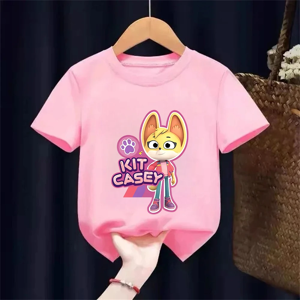 The Creature Cases KIT CASEY YOUTH TEE 2026NEW Cotton Round Neck Cartoon Boys/girls T Shirt Cartoon Print Cute Manga Tee-shirt