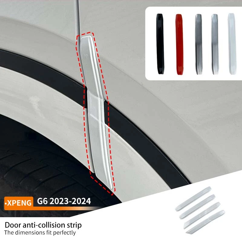 

Полоса для предотвращения столкновений на двери автомобиля, износостойкая защитная наклейка для украшения внешних аксессуаров для Xpeng G6 2023-2024