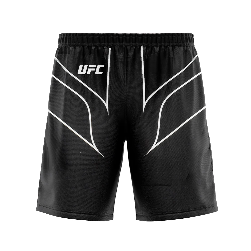 

Новые летние мужские шорты для бокса UFC, мужские шорты больших размеров с 3D-печатью, размеры XXS-6XL, дышащая и быстросохнущая сетка, повседневные шорты больших размеров