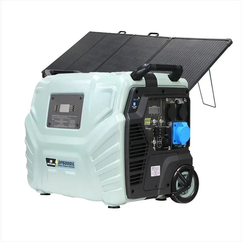 Solar Power Generation Equipment 5kw Portable Solar Power Generator Solar Generators Lithium 5000w For Camping With Inverter