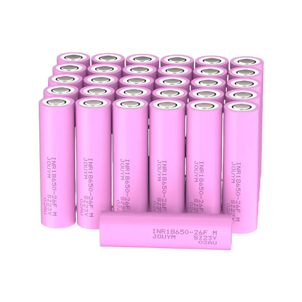 Original High Capacity INR 26F18650B 3.7V 2600mAh 18650 Flat Head High Current Rechargeable Lithium Battery