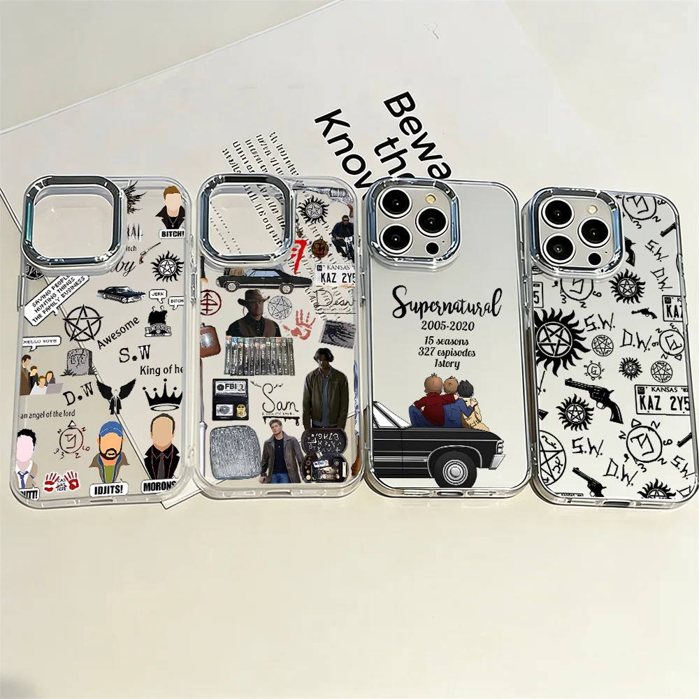 HOT TV S-Supernaturas Phone Case for Samsung Galaxy S25 S24 S23 S22 S21 S20 Note20 FE Ultra Edge Plus 4G 5G Transparent Cover
