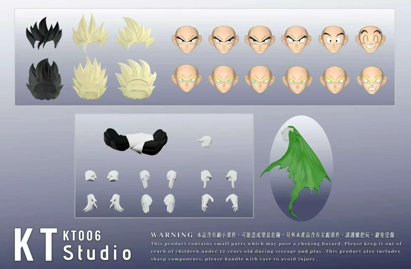 Dimensionia & KT Masked Hero Son Gohan Figuren Great Saiyaman Actionfigur Bodykit mit Haar Kopfskulptur Zubehör Modell Spielzeug – Detail 5