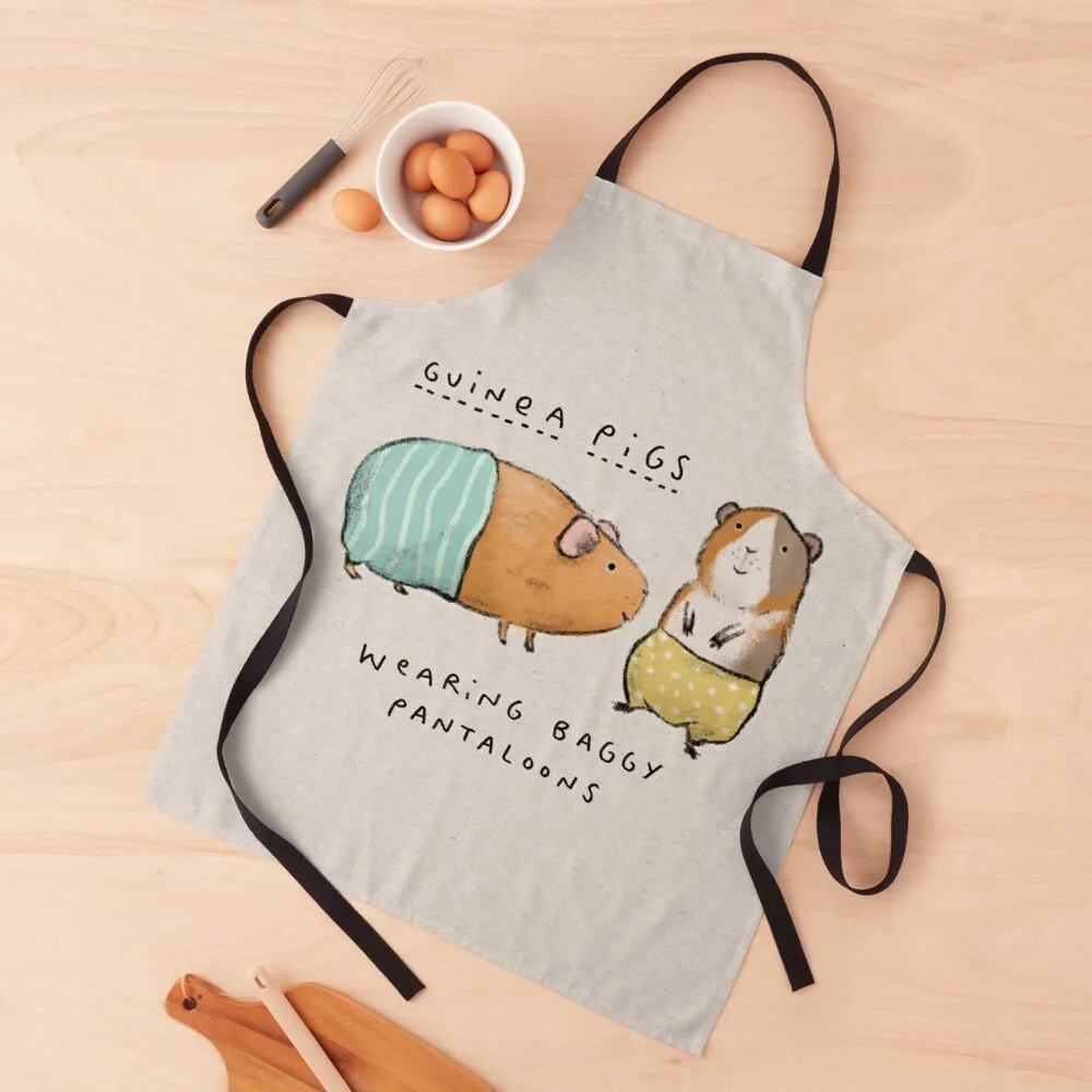 

Guinea Pigs Wearing Baggy Pantaloons Apron useful gadgets for home painters For Nail Stylist Apron
