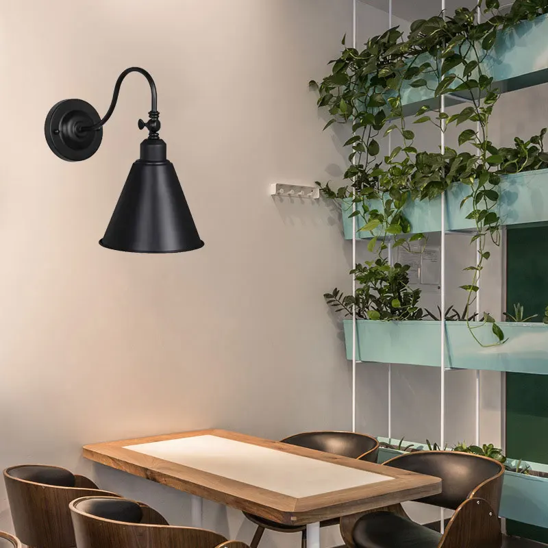 

American Retro Loft Industrial Wall Lamp Villa Courtyard Bedroom Indoor Wall Lamp Restaurant Bar Decoration Lighting Fixture