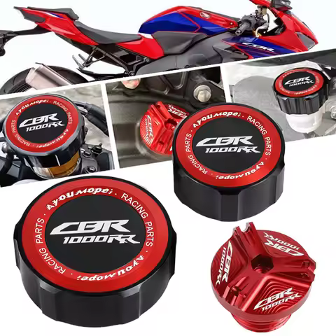 For HONDA CBR1000RR CBR1000 RR CBR 1000 RR 2004-2018 2019 Front and rear brake tank cap and filler cap protection accessories