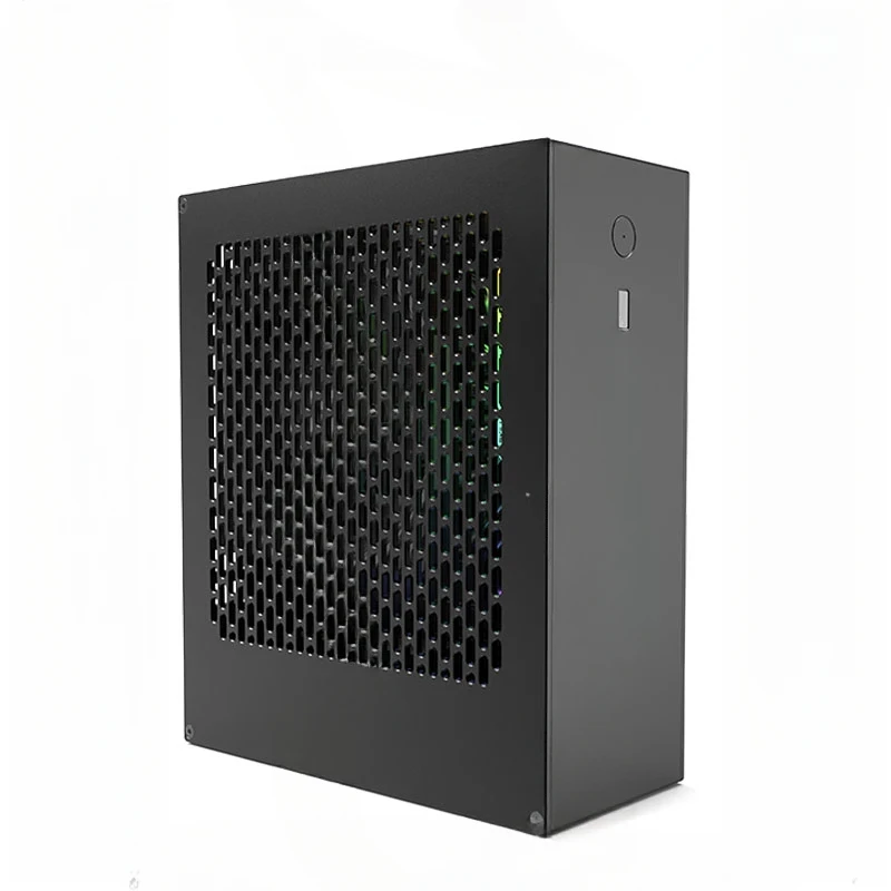 

4-liter A24-V3 2.0 nuclear display 1U power ITX chassis all-aluminum alloy