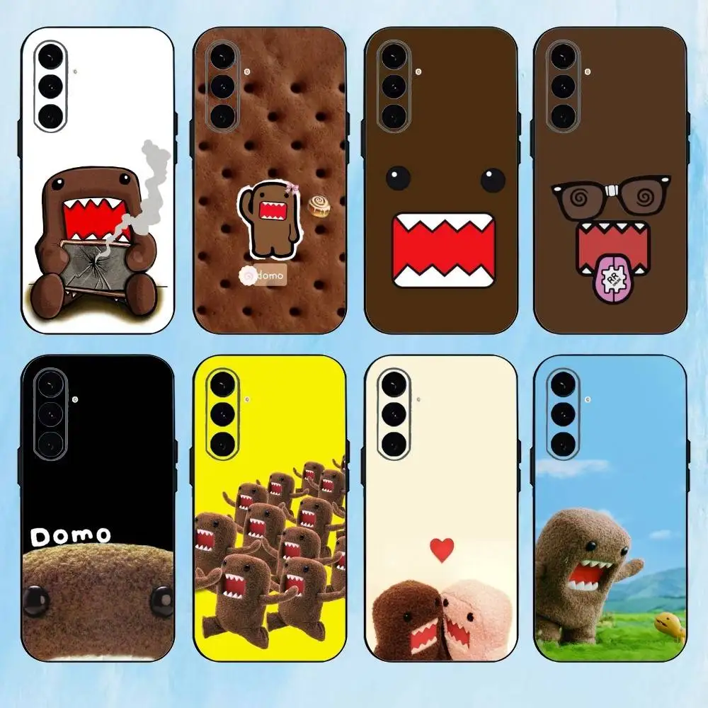 

D-Domo-kun Cute Phone Case For Samsung Galaxy A73,A72,A71,A70,A53,A52,A51,Others Soft Black Cover