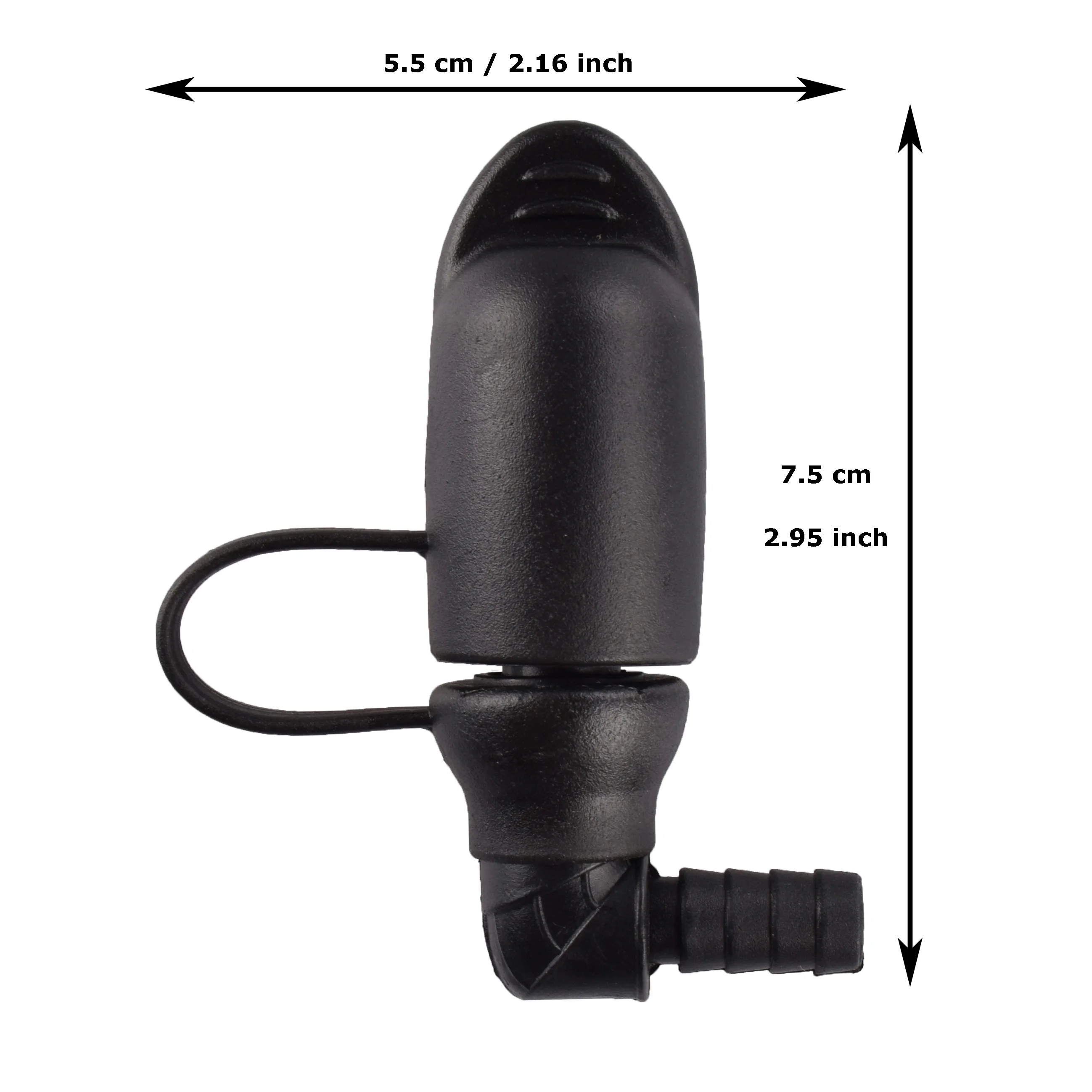 Bite Valve Replacements for Water Bladder, 90 Degree, Hydration Pack, Silicone Nozzle, Mouthpiece