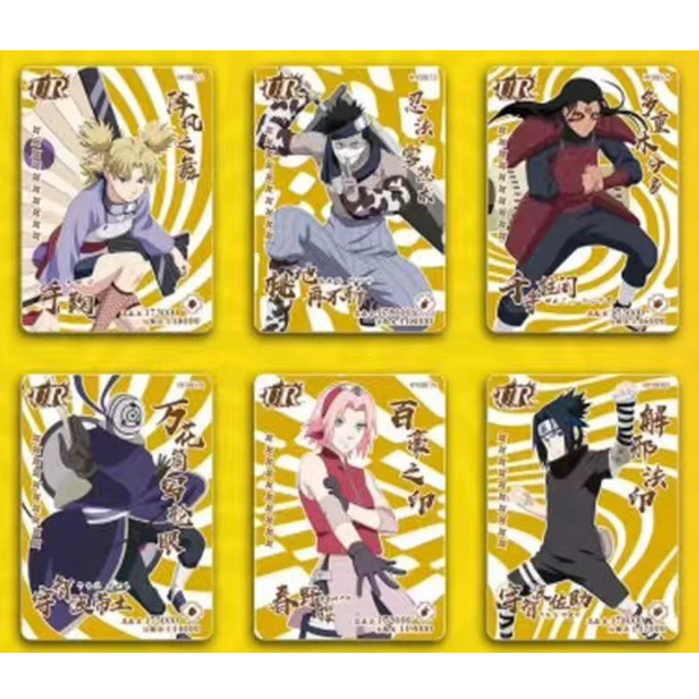 Bargain Price Little Dino Naruto HY-0802 Collection Card Sasuke Sakura Hinata Booster Box Anime ACG CCG TCG Toy And Hobby Gift