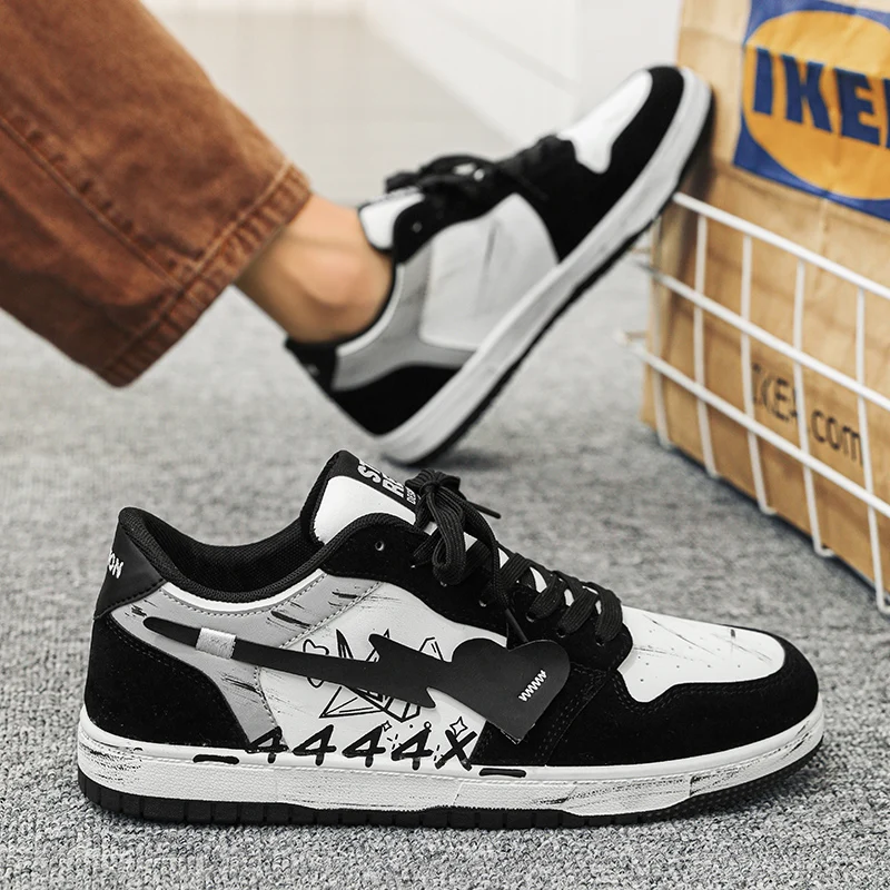 Autumn Men's Casual Sneakers Creative Heart Tennis Sport Running Shoes Male Skateboard Flats Sneakers Walking Jogging Trainers