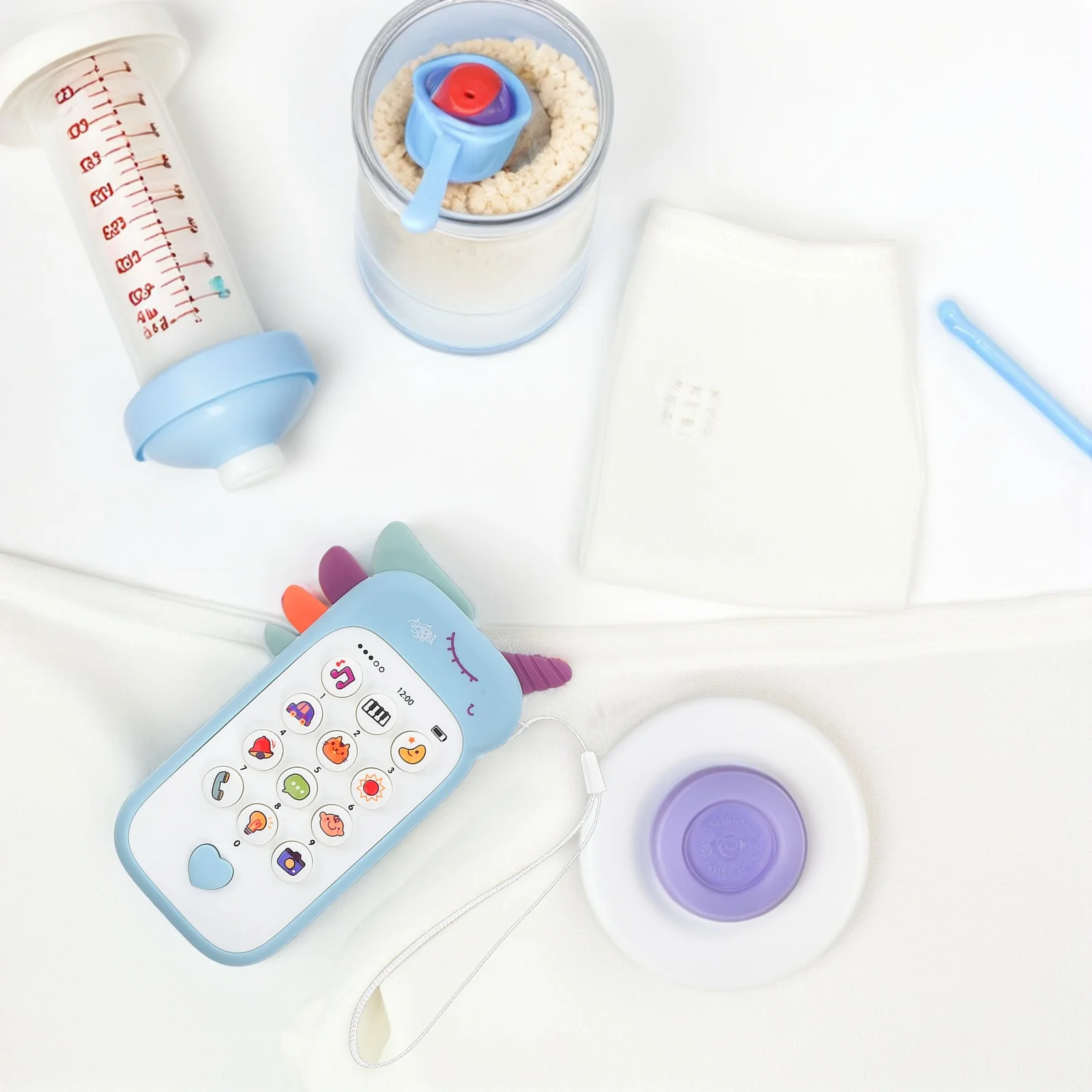 

2pcs Baby Phone Toys Kids Smartphone Childrens Telephone Music Fake for Babies Plastic Cellphone Interactive Learning