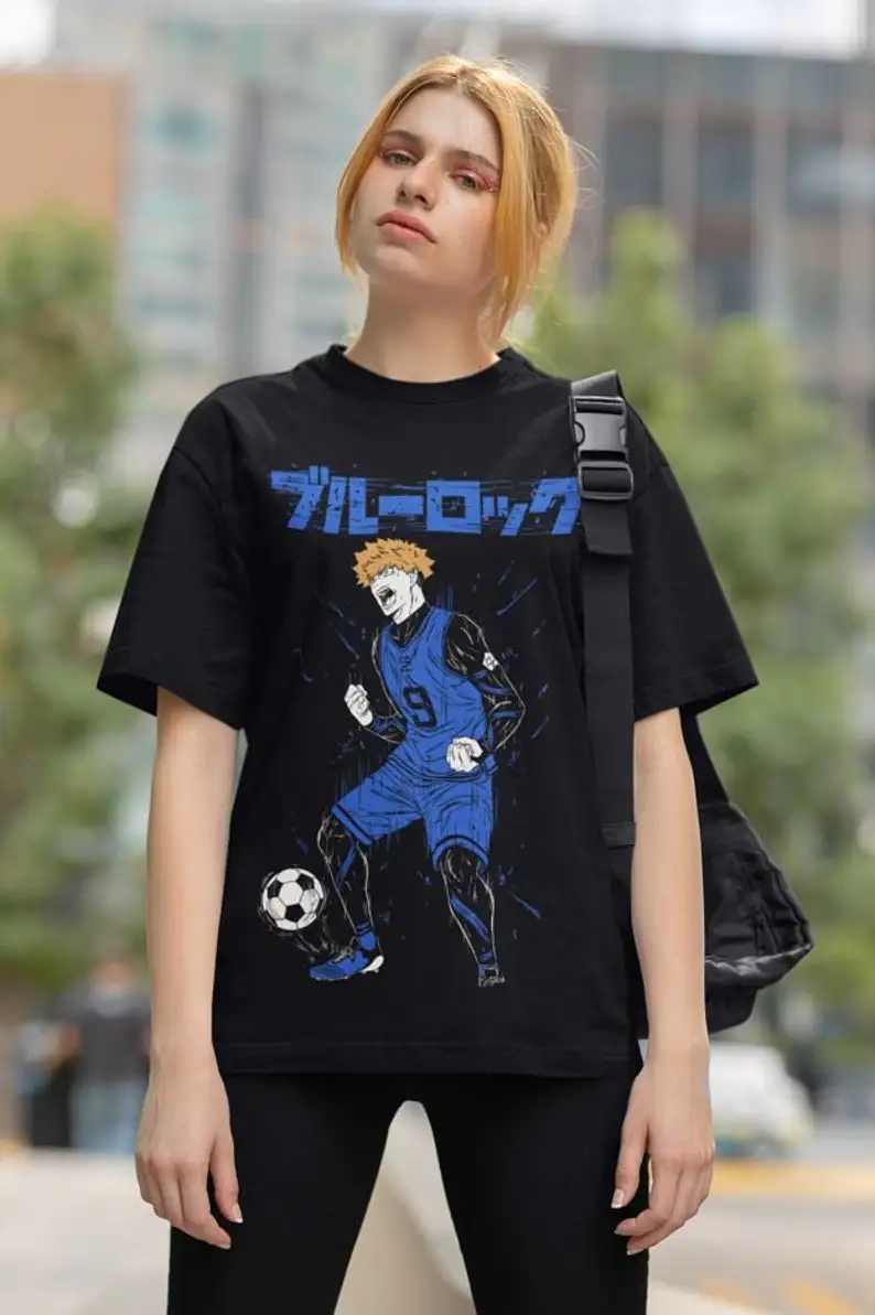 Manga Tshirt, Japanese Soccer Team Player Tshirt, Soccer Anime Tshirt, Otaku Ropa, Graphic Anime Unisex Shirt