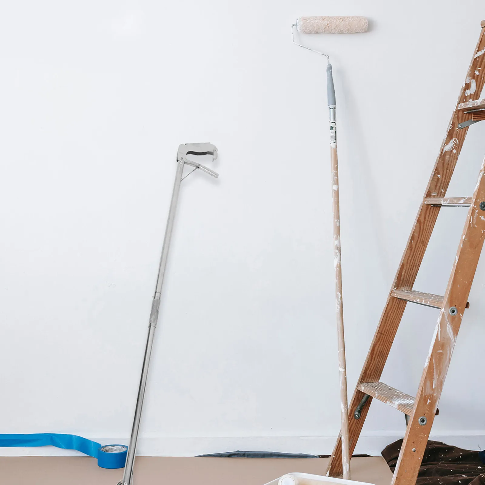 

Heavy Duty Foldable Picker Grabber Tool Long Arm Stainless Steel Grabber for Seniors Daily Use Garbage Collection Reusable Tongs