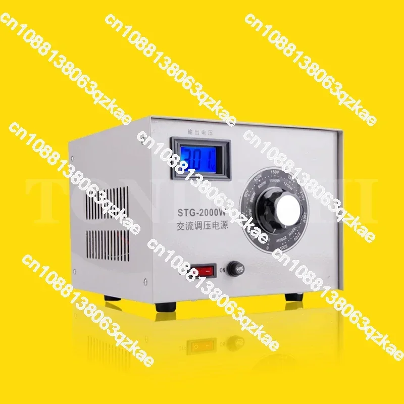 Single-phase voltage regulator STG-2KW AC voltage regulating power supply 0-300V adjustable 2000W contact type 220V single-phase