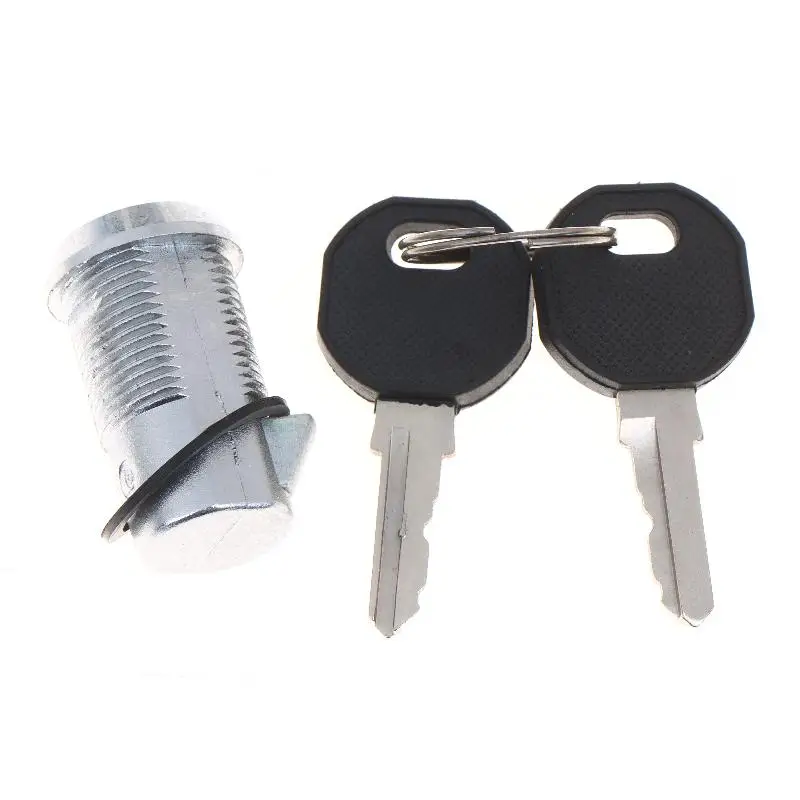 Mailbox RV Truck Zinc Alloy Cylindrical Lock Cabinet Lock Door Lock Useful Lock Padlock With 2 Keys For Secure File Drawer Door