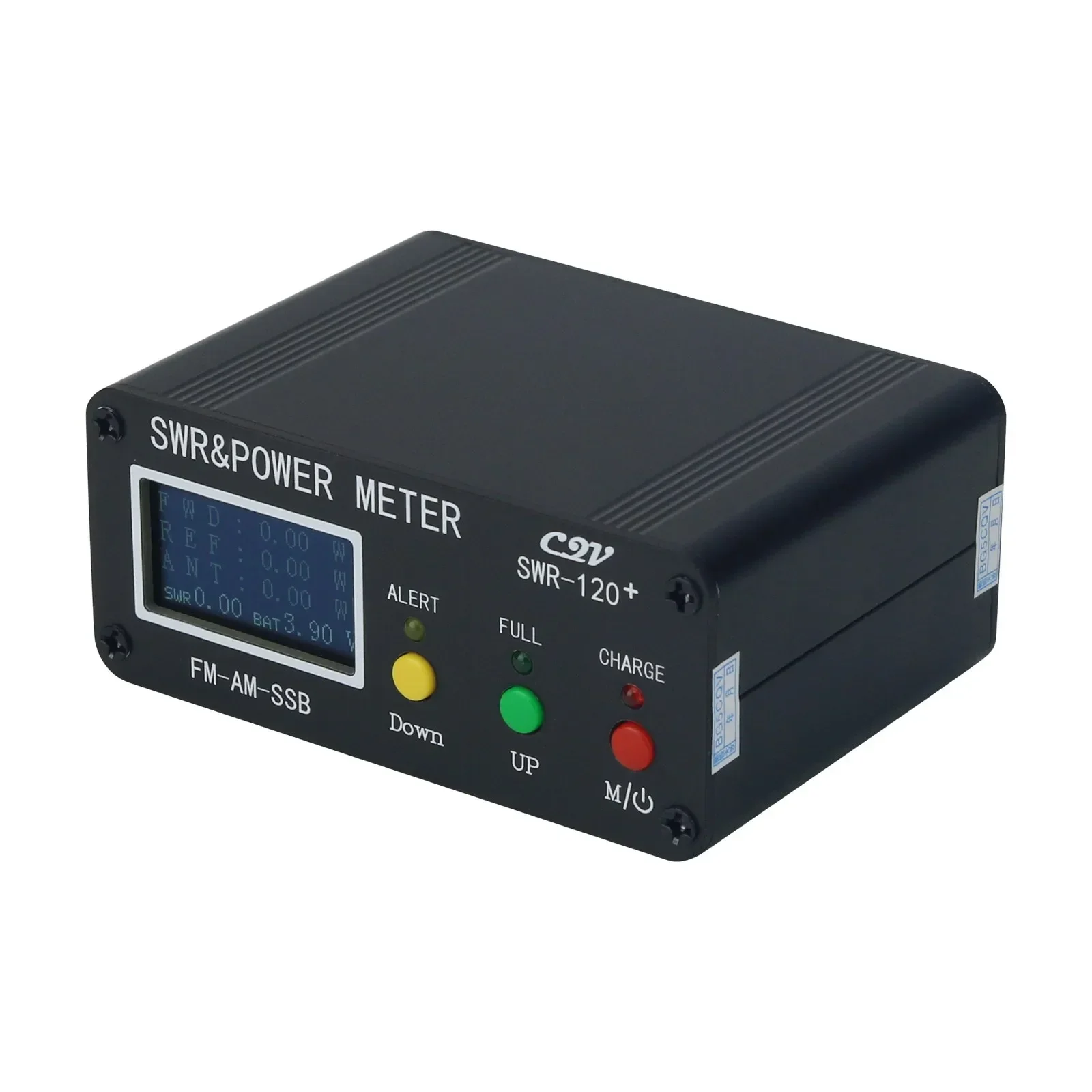 

2026 SWR-120+ Shortwave SWR & Power Meter 120W Digital Power Meter with 1.3-inch OLED Display Screen Button Version
