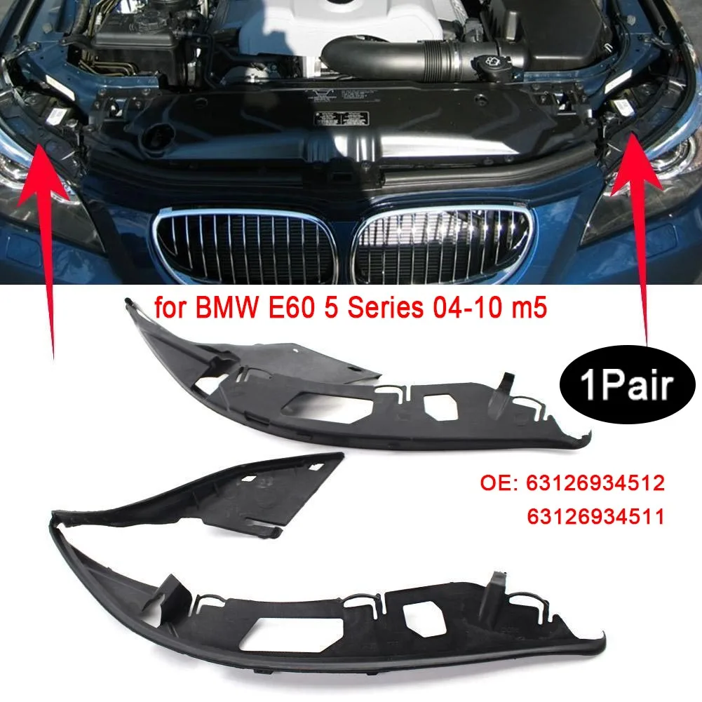 

Headlight Lens Gasket Seal Left Right Side LH RH for BMW E60 5 Series 2004-2010 M5 63126934512 63126934511