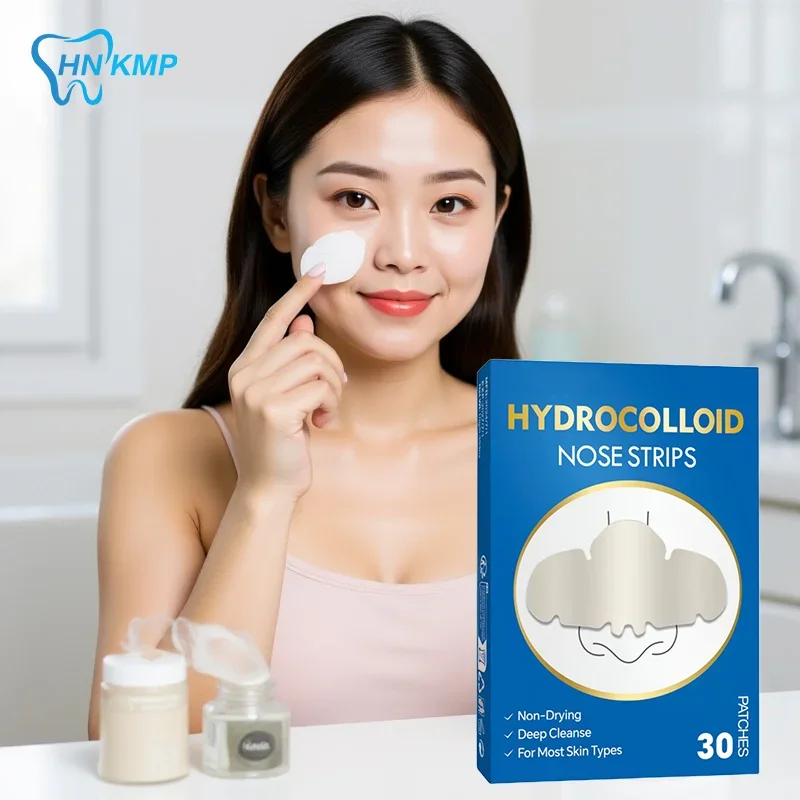Patchs hydrocolloïdes pour le nez, 30 pièces, élimination des points noirs, nettoyage en profondeur des pores, bandes pour le visage, le nez et les Pores