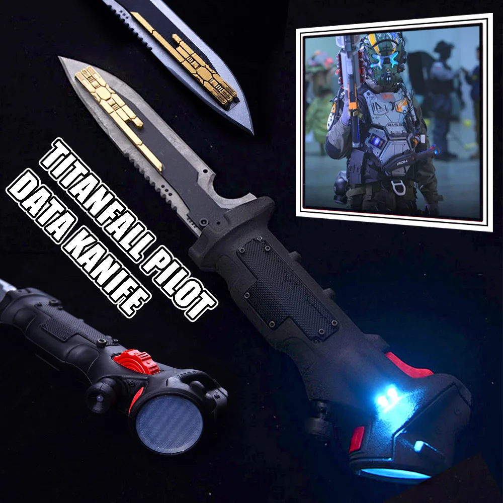 

Материал из смолы, нож для передачи данных Titanfall Apex Battle Royale, 3D печатный реквизит, игрушка, фанат, художественный декор для реквизита для фильма, косплей