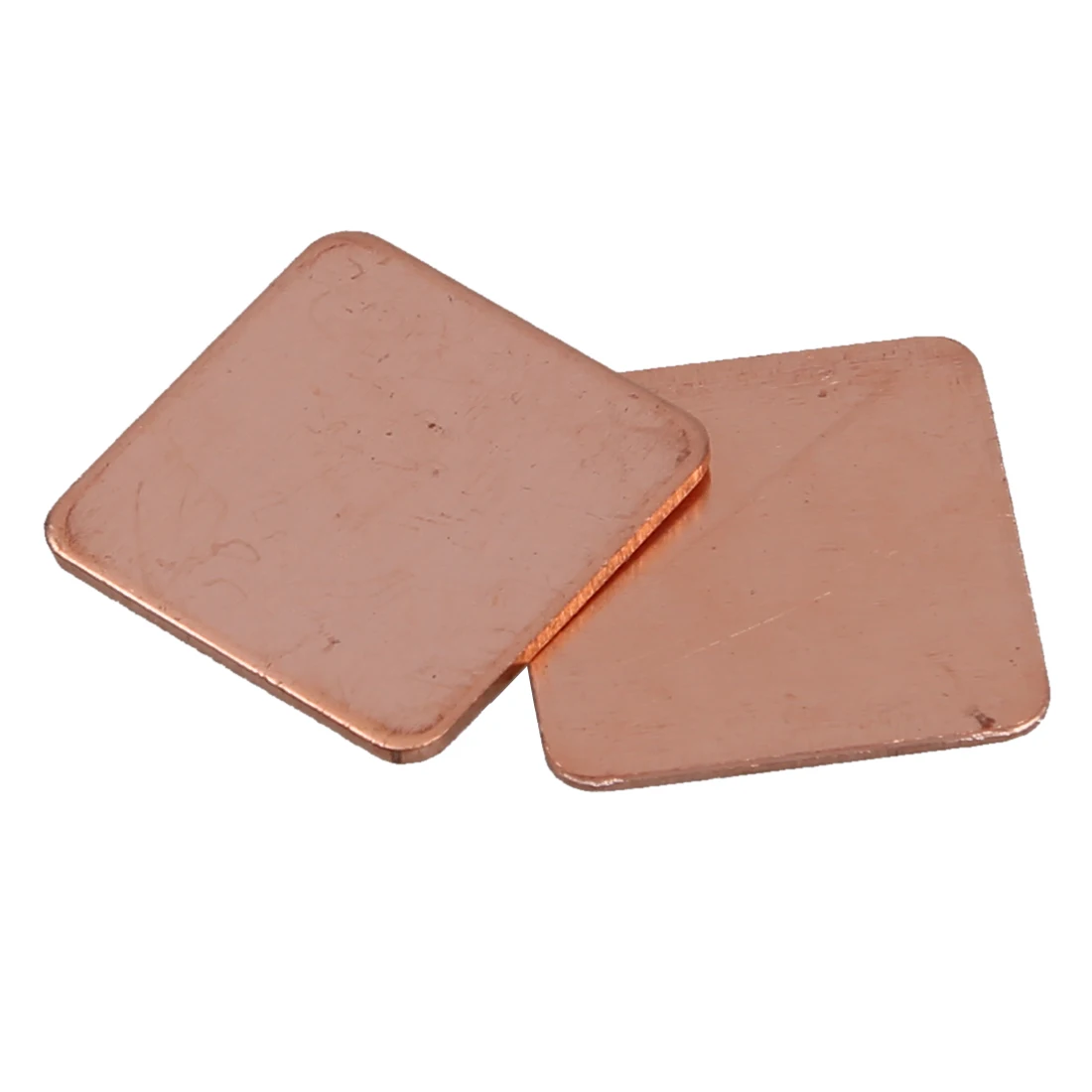A14G 2 x 0.8mm Thick Heatsink Thermal Pad Copper Shim for Laptop CPU GPU